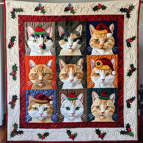 Christmas American Cat Closet WP1210020CL Quilt