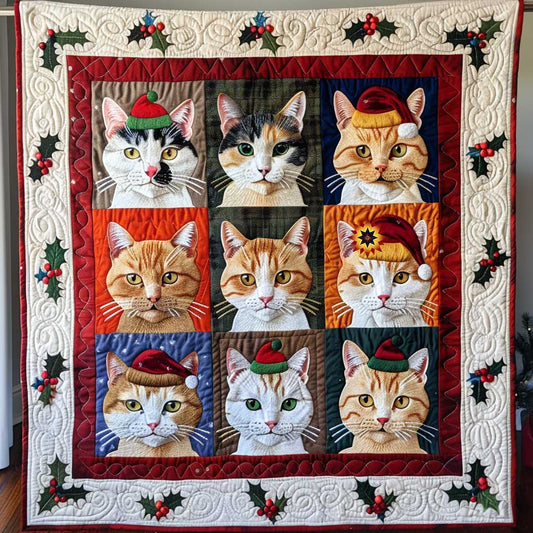 Christmas American Cat Closet WP1210020CL Quilt
