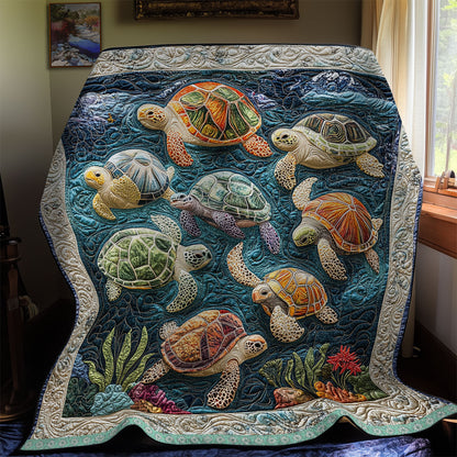 Turtles WX0212050CL Quilt
