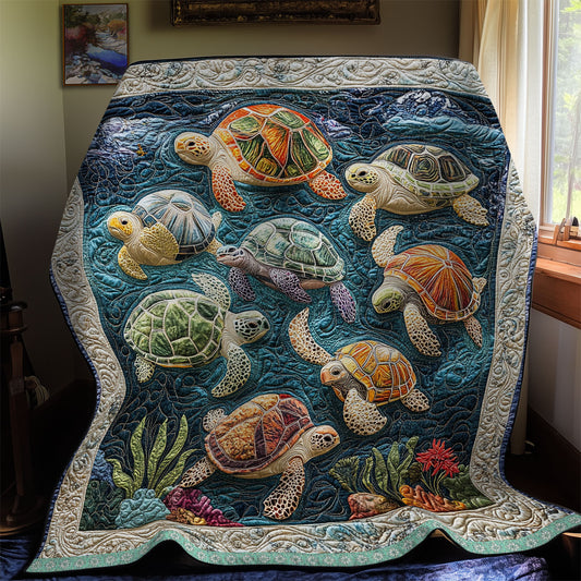 Turtles WX0212050CL Quilt