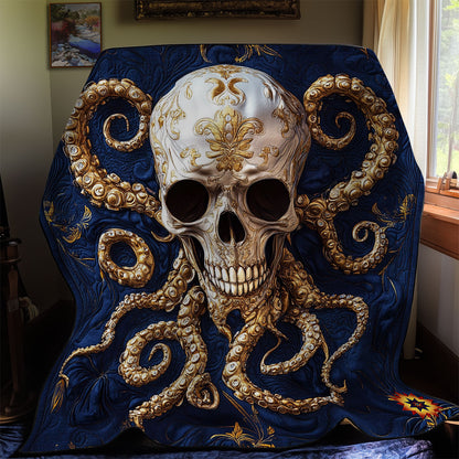 Skull Octopus WY2111036CL Quilt