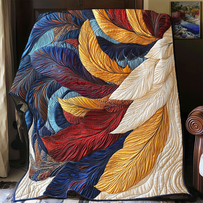 Vibrant Feather WY0901064CL Quilt