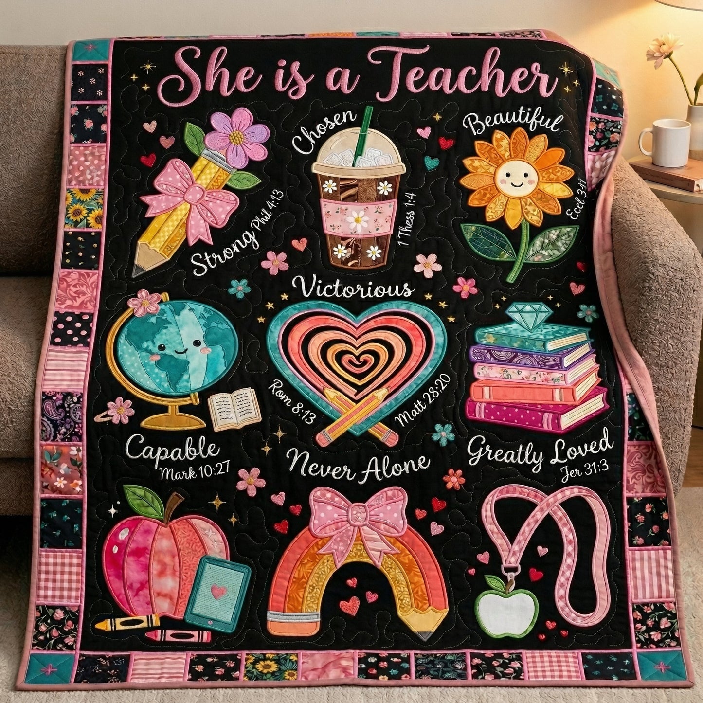 She Is A Teacher HM0604008CL Quilt