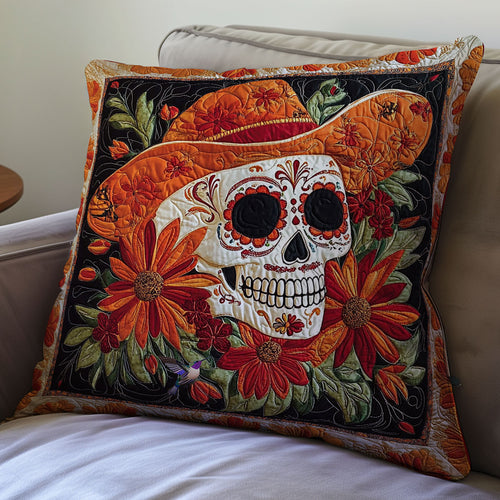 Cowboy Skull WY1712081CL Quilt Pillow Case