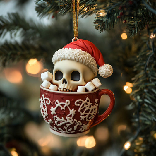 Skull Cocoa CP2411177CL Christmas Ornament