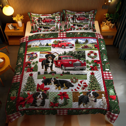 Bernese Mountain Truck WN1510048CL Duvet Cover Set