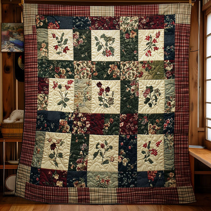 Vintage Flowers WY1302012CL Quilt