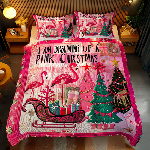 Christmas Flamingo WJ2309030CL Duvet Cover Set