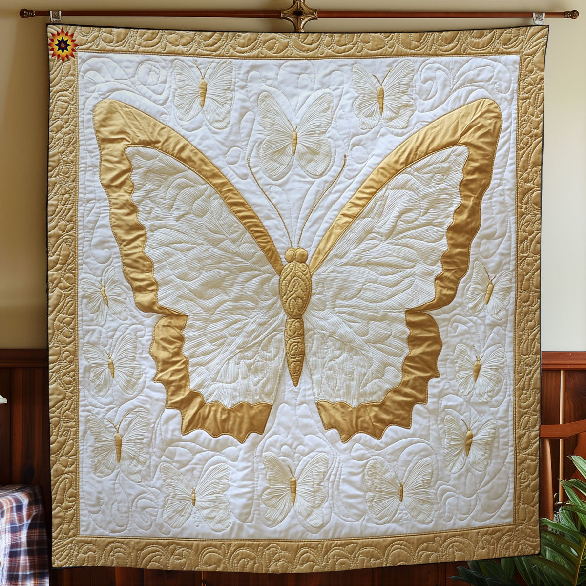 Butterfly WY2111041CL Quilt