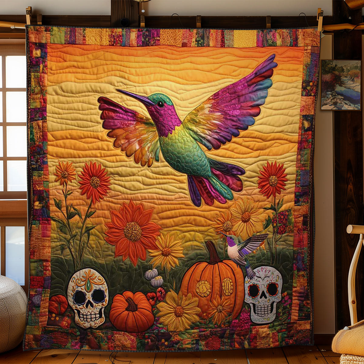Hummingbird Sunset WN2011129CL Quilt