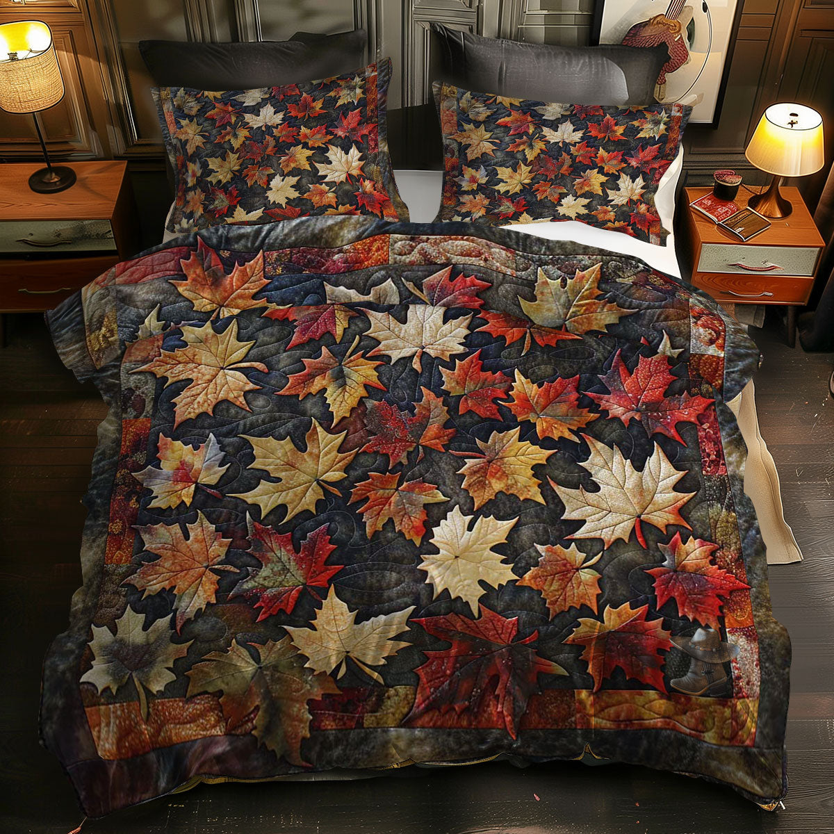 Autumn Maple Bliss WN0310121CL Duvet Cover Set