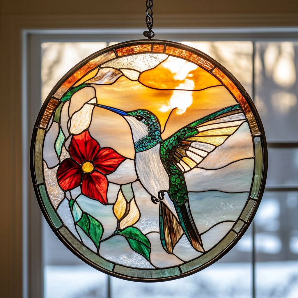 Hummingbird WJ3010046CL Suncatcher
