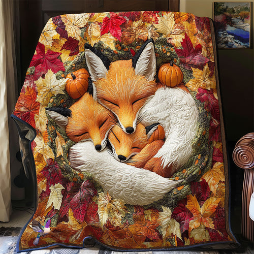 Sleeping Fox Family WY0612024CL Quilt