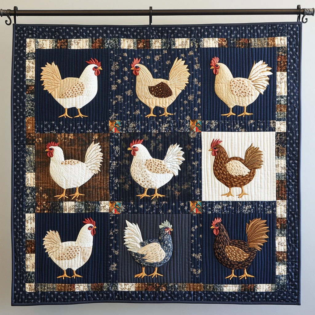 Chicken Lovers XR0612009CL Quilt