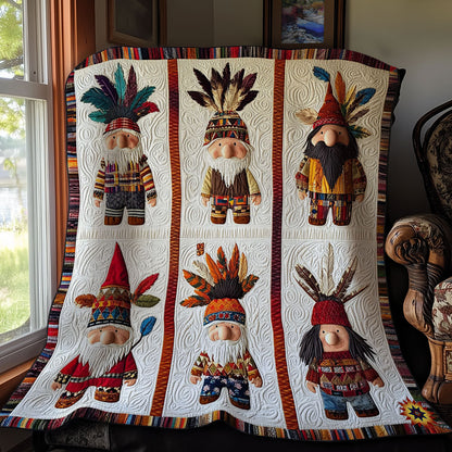 Gnome Native American WY0612011CL Quilt