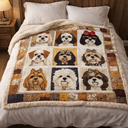 Sweet Puppy KL2301008CL Faux Fur Throw Blanket