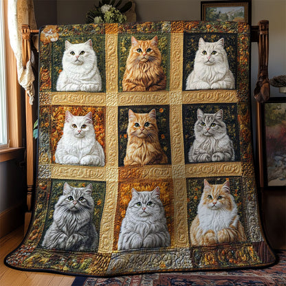 Charming Cat Faces WN2910011CL Quilt