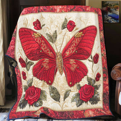 Red Butterfly WX3112036CL Quilt