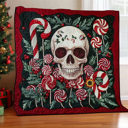 Candy Cane Skull WY2711039CL Quilt