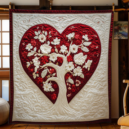 Beautiful Tree Heart WY1502005CL Quilt