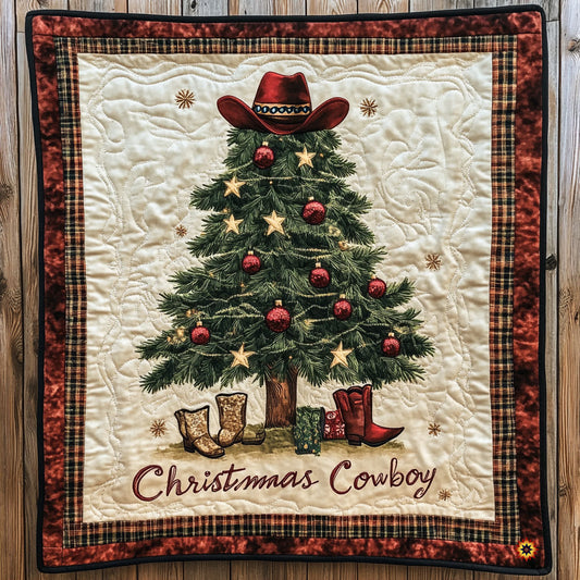 Christmas Cowboy WY3110036CL Quilt