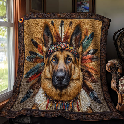 Native American German Shepherd WY1511023CL Quilt