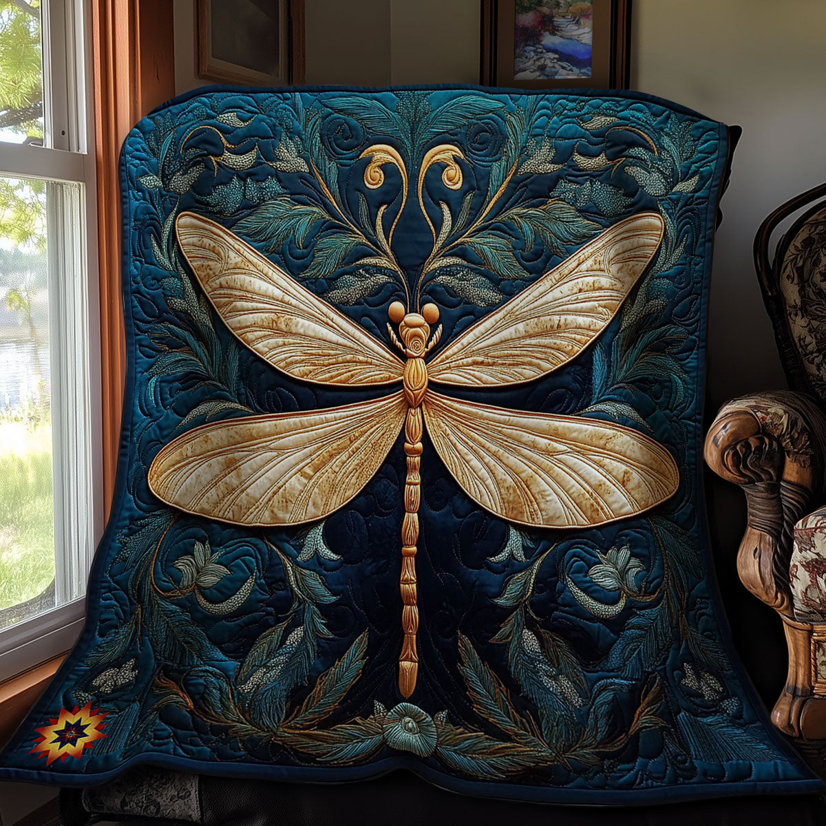Royal Dragonfly WY0312010CL Quilt