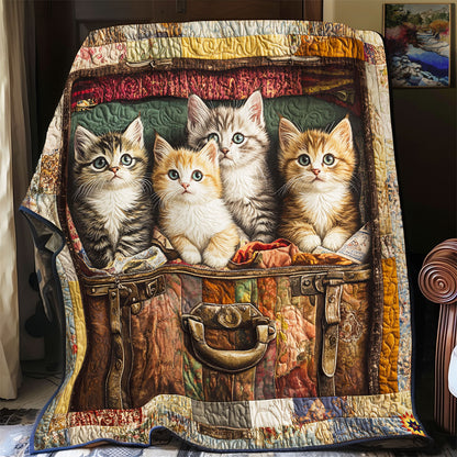 Luggage Kitten WY1911076CL Quilt