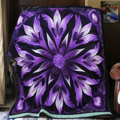 Purple Phantom Blooms WN1309038CL Quilt