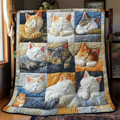 Cute Cat Sleeping Collection YR2112016CL Quilt