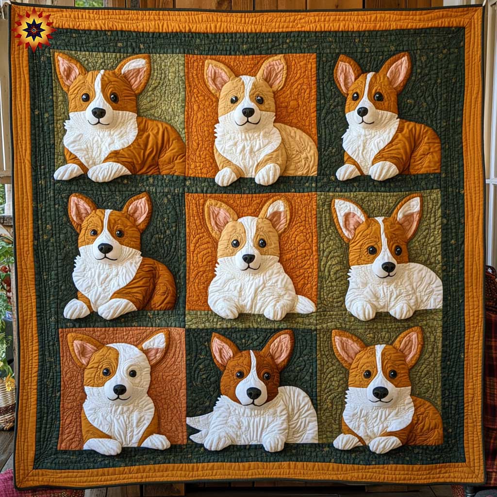 Cozy Corgis WN0411061CL Quilt