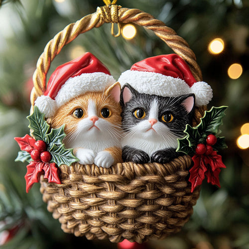 Feline Cheer CP1610013CL Christmas Ornament