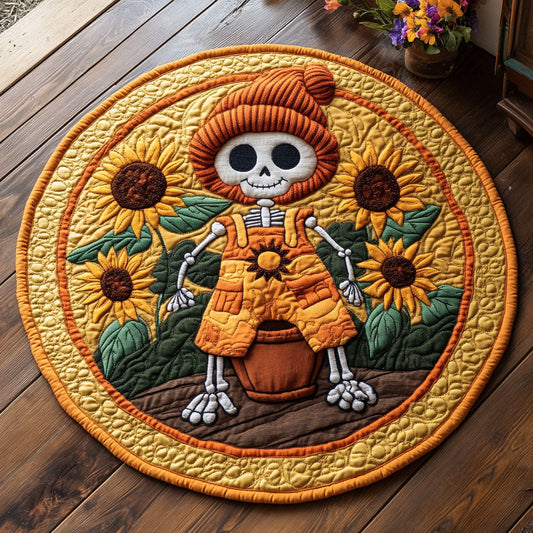 Sunny Bones CP3005003CL Quilted Round Mat
