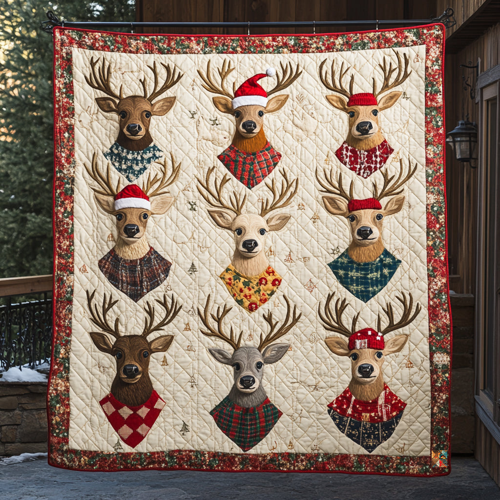Reindeer WU0710016CL Quilt