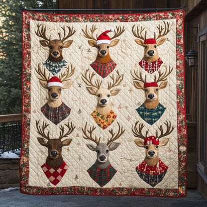 Reindeer WU0710016CL Quilt