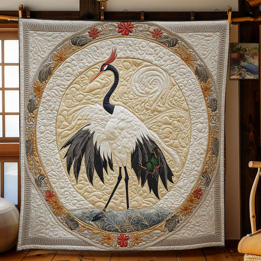 Majestic Crane Blossom WN2312024CL Quilt