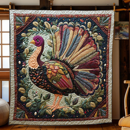 Rustic Turkey Charm WJ0601011CL Quilt