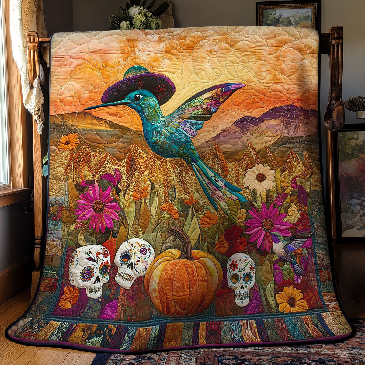 Hummingbird Serenade WN2011130CL Quilt