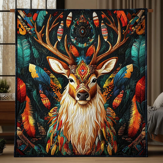 Deer Native American CW2804059CL Quilt