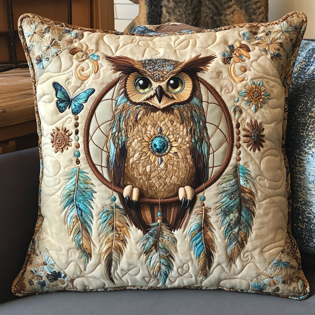 Owl Dreamcatcher WT1403053CL Quilt Pillow Case