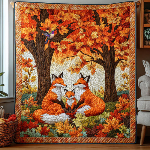 Family Fox WX0110013CL Quilt