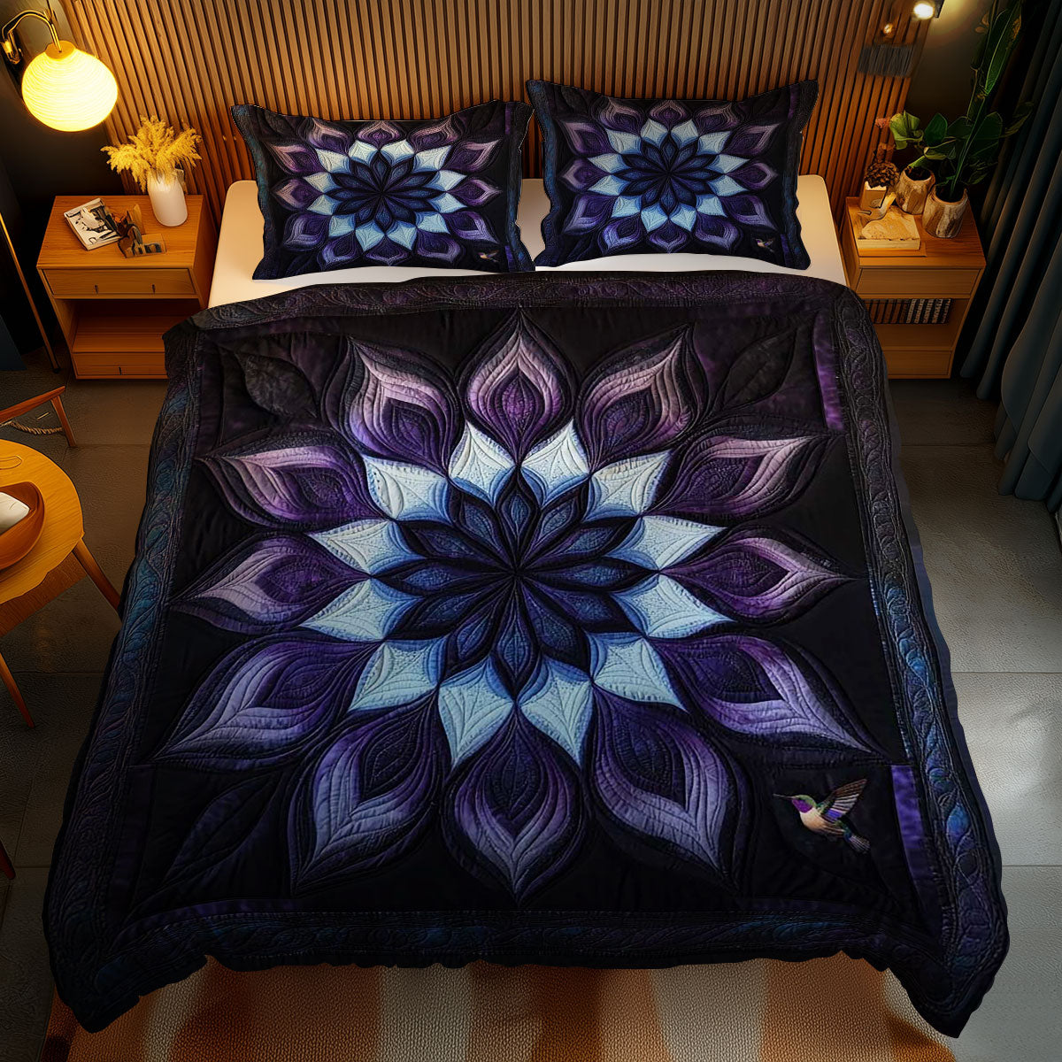 Native Flower Blend WN1010144CL Duvet Cover Set