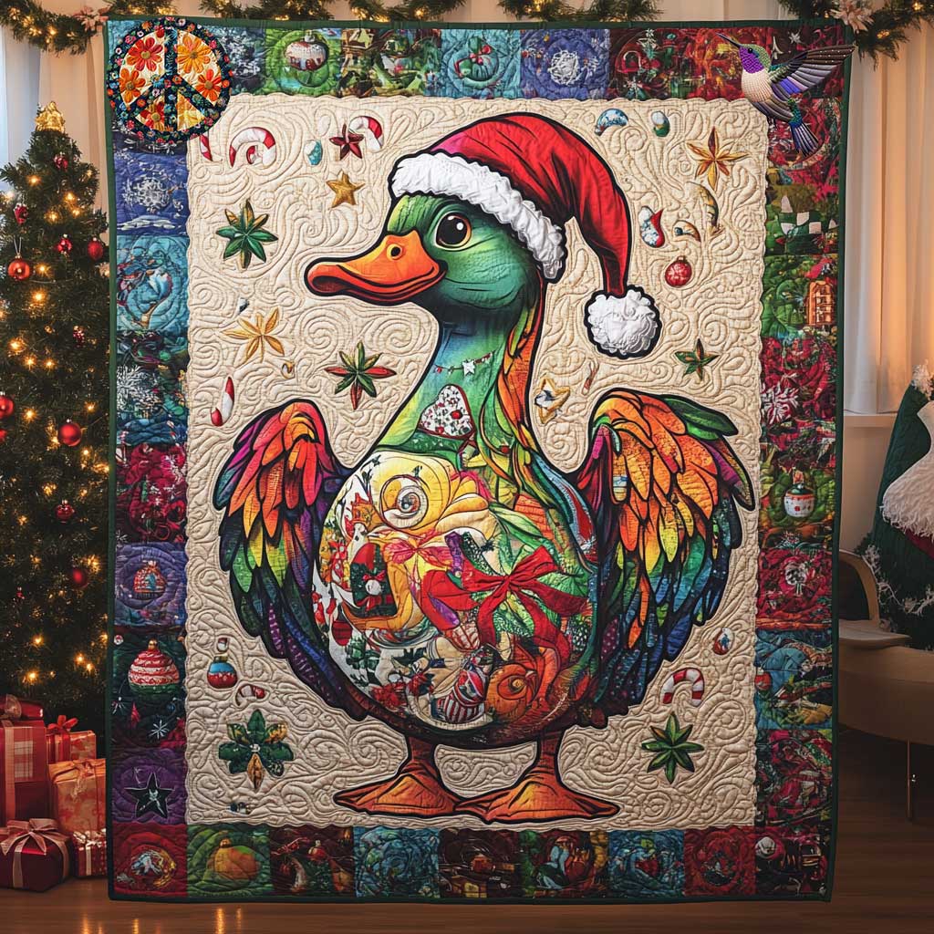 Rebel Duck Christmas WN2911013CL Quilt