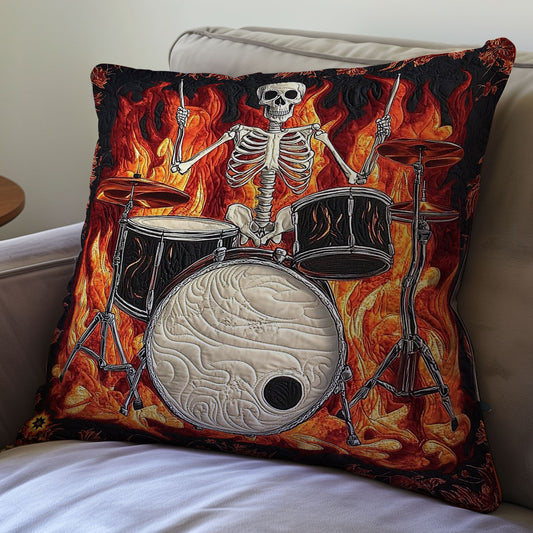 Skeleton Drum WY0412123CL Quilt Pillow Case