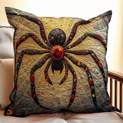 Gemstone Black Spider WY0912097CL Quilt Pillow Case