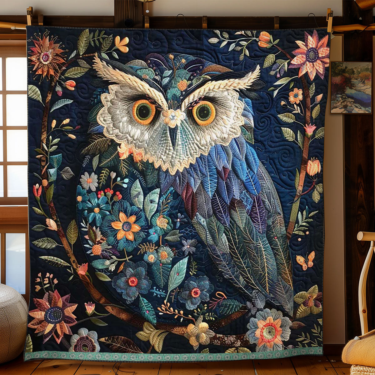 Enchanting Owl WJ3009005CL Quilt