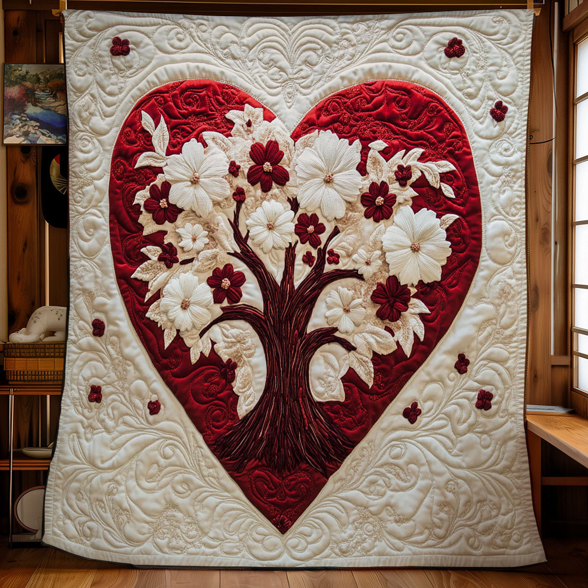 Legend Heart Tree WY1502013CL Quilt