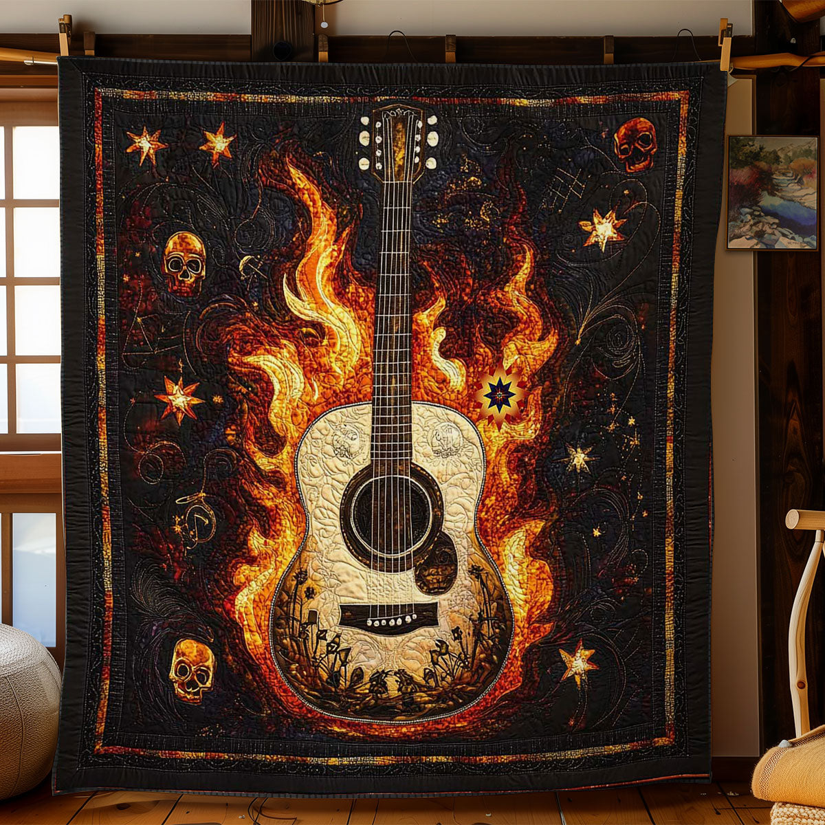 Inferno Guitar WN0612062CL Quilt