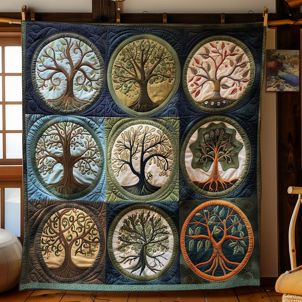 Tree Of Life Mystic Roots WN1209058CL Quilt
