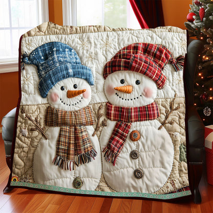 Christmas Snowman WJ2311014CL Quilt